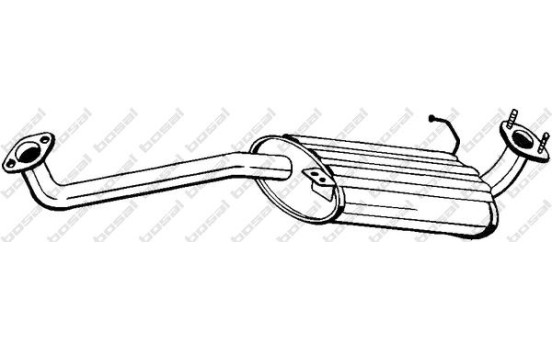 Middle Silencer 281-211 Bosal, Image 2