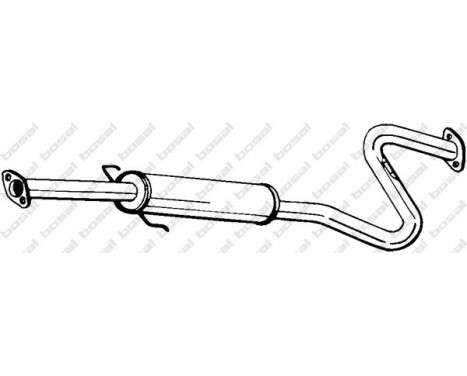 Middle Silencer 281-215 Bosal