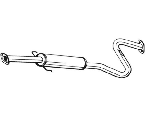 Middle Silencer 281-215 Bosal, Image 2
