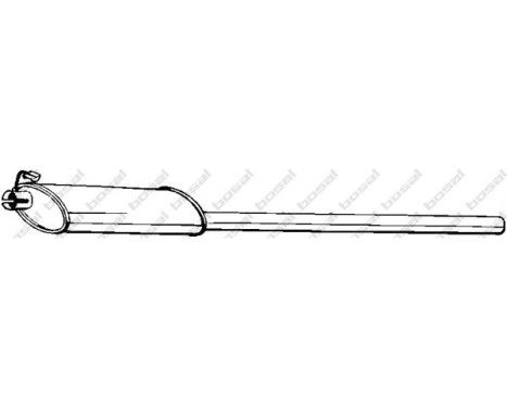 Middle silencer 281-229 Bosal