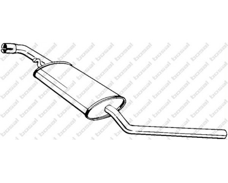Middle Silencer 281-241 Bosal