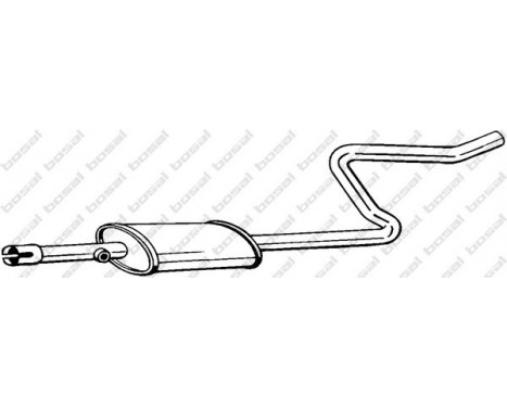 Middle Silencer 281-283 Bosal, Image 2