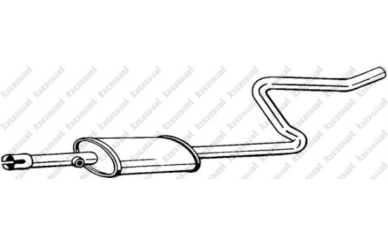 Middle Silencer 281-283 Bosal, Image 2