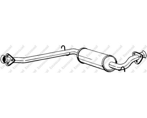 Middle silencer 281-305 Bosal
