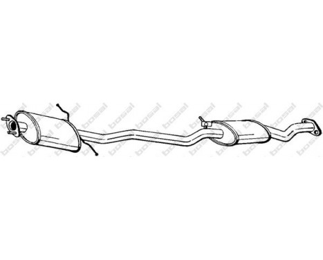 Middle Silencer 281-341 Bosal, Image 2