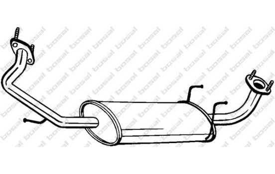 Middle Silencer 281-357 Bosal