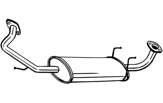 Middle Silencer 281-357 Bosal, Image 2