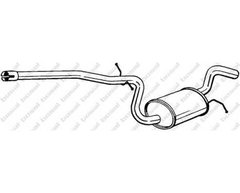 Middle Silencer 281-469 Bosal