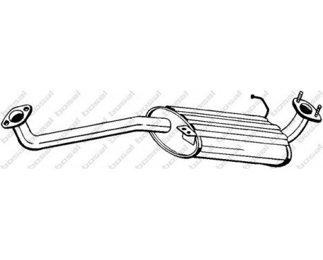 Middle Silencer 281-515 Bosal, Image 2