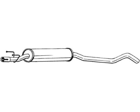 Middle Silencer 281-541 Bosal, Image 2
