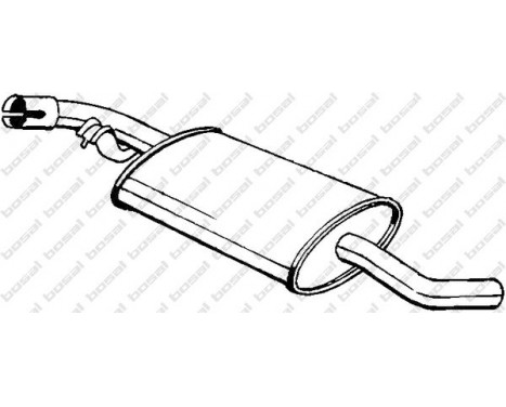 Middle Silencer 281-601 Bosal