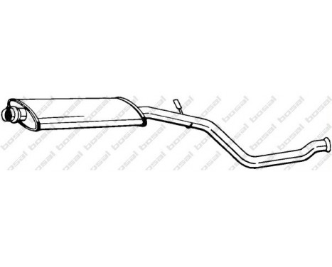 Middle Silencer 281-609 Bosal