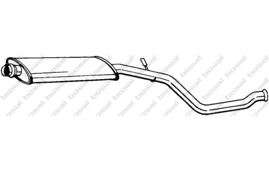 Middle Silencer 281-609 Bosal