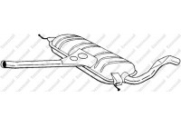 Middle Silencer 281-613 Bosal