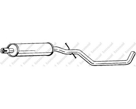 Middle Silencer 281-641 Bosal, Image 2