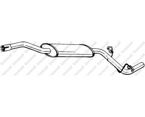 Middle Silencer 281-681 Bosal