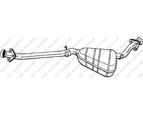 Middle Silencer 281-739 Bosal, Image 2