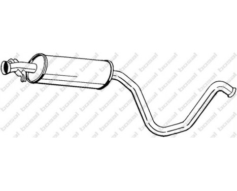 Middle Silencer 281-831 Bosal