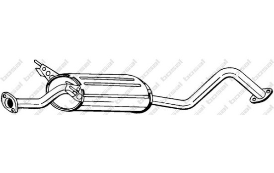 Middle Silencer 281-865 Bosal