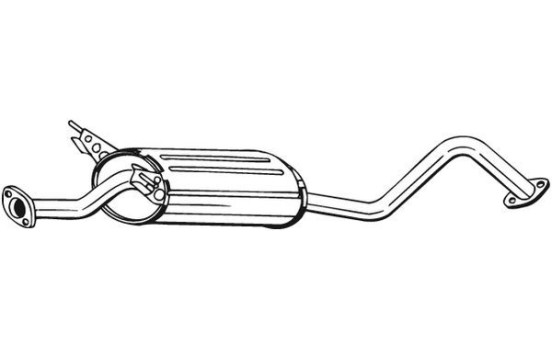 Middle Silencer 281-865 Bosal, Image 2