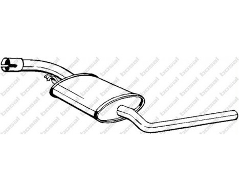 Middle Silencer 281-891 Bosal