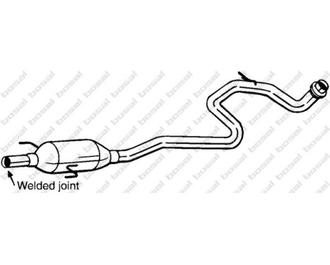 Middle Silencer 281-899 Bosal