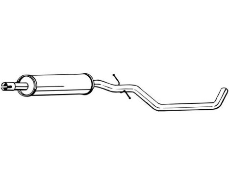 Middle Silencer 281-911 Bosal