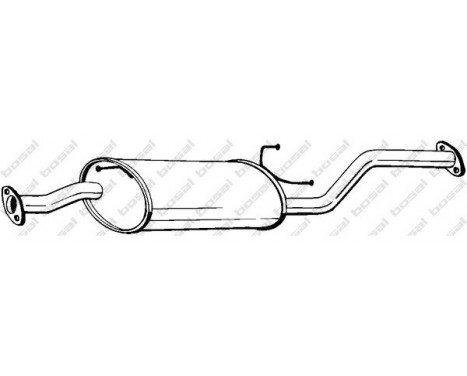 Middle Silencer 281-939 Bosal