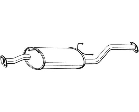 Middle Silencer 281-939 Bosal, Image 2