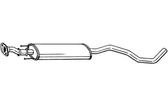 Middle Silencer 281-959 Bosal
