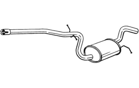 Middle Silencer 281-961 Bosal