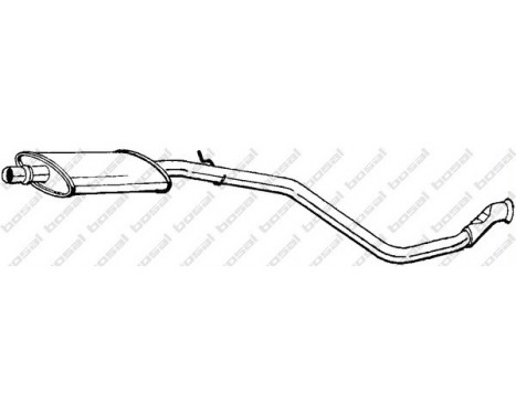 Middle Silencer 282-035 Bosal