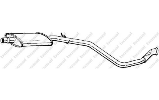Middle Silencer 282-035 Bosal