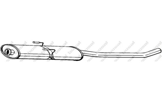 Middle Silencer 282-059 Bosal