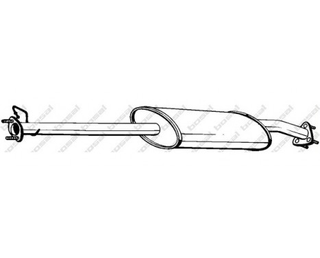 Middle Silencer 282-101 Bosal