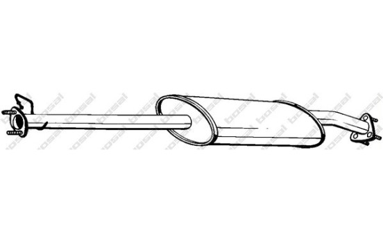Middle Silencer 282-101 Bosal