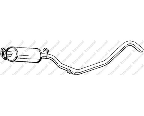 Middle Silencer 282-119 Bosal, Image 2
