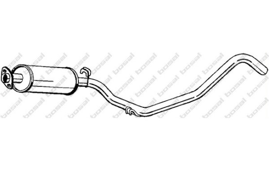 Middle Silencer 282-119 Bosal