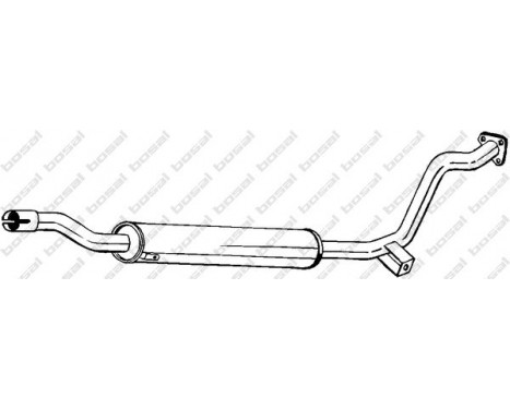 Middle Silencer 282-221 Bosal