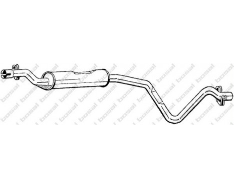 Middle Silencer 282-247 Bosal