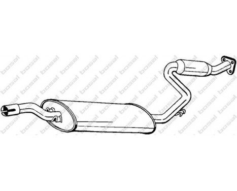 Middle Silencer 282-307 Bosal, Image 2