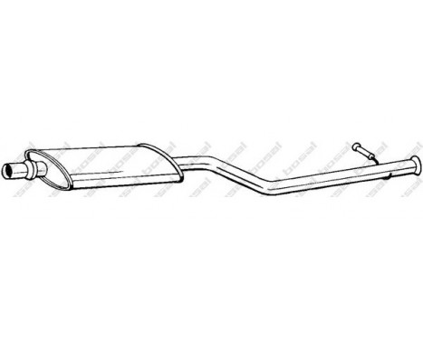 Middle Silencer 282-339 Bosal