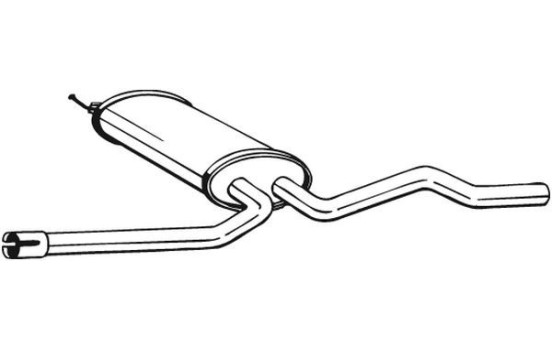 Middle Silencer 282-351 Bosal, Image 2