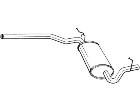 Middle Silencer 282-363 Bosal, Image 2