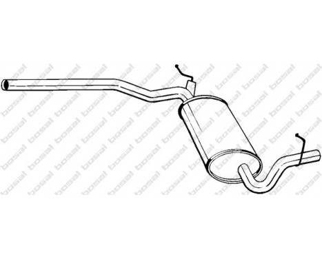 Middle Silencer 282-375 Bosal