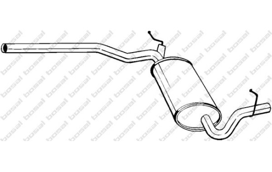Middle Silencer 282-375 Bosal