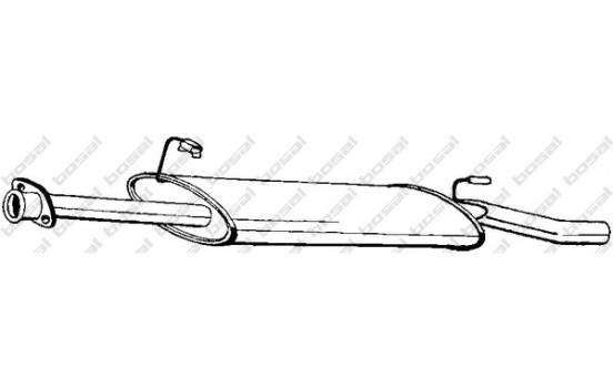Middle Silencer 282-387 Bosal