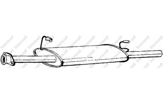 Middle silencer 282-389 Bosal