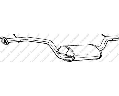 Middle Silencer 282-419 Bosal, Image 5