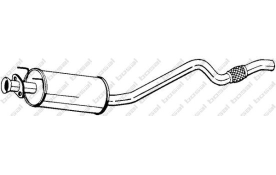 Middle Silencer 282-433 Bosal, Image 2